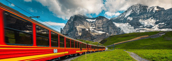 A new 1,400 km train route will link Switzerland and Sweden starting in 2026